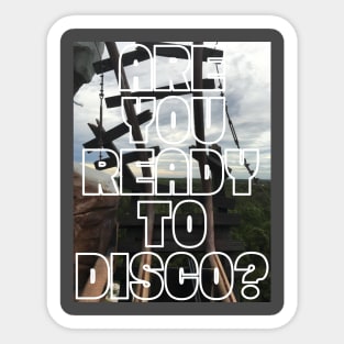 Are you ready to Disco with the Yeti? Sticker